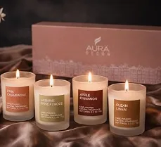 Scented Candle Gift, 4 Jars scented candle